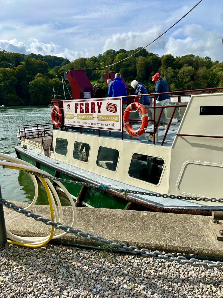 The Ferry along the Dart River in Dartmouth UK