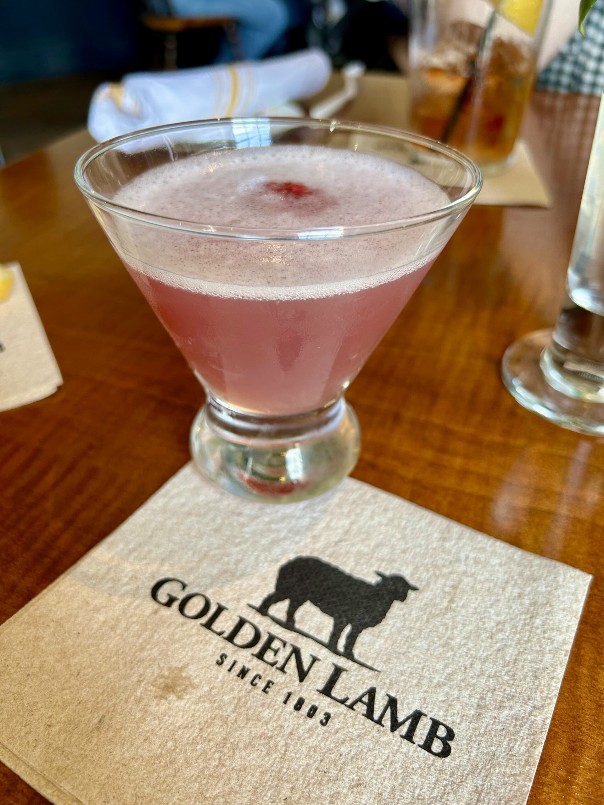 Cocktail at the Golden Lamb in Lebanon, Ohio