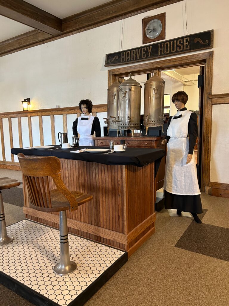 Mannequins at the Harvey House Museum in Belen NM