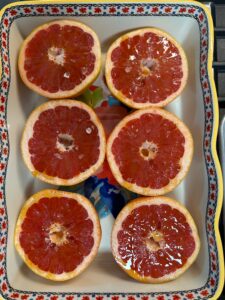 baked grapefruit