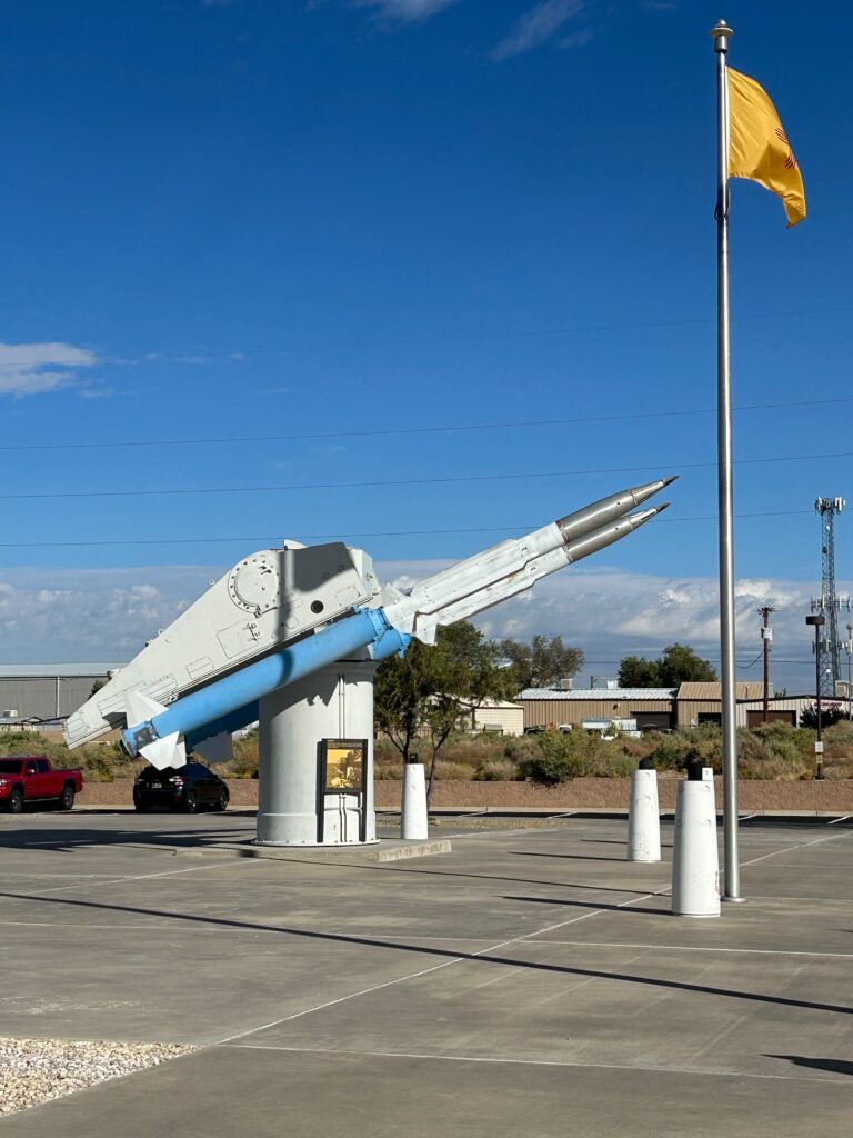 Outside exhibit at Nuclear Museum